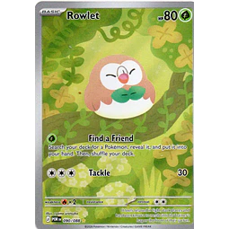 Rowlet POR090 illustration rare ingles