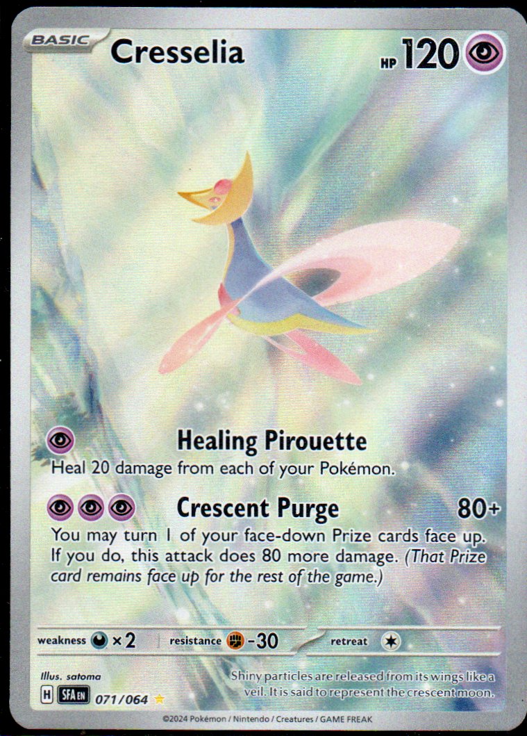 Cresselia SFA071 illustration rare Ingles