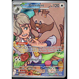 Arven's Greedent DRI205 illustration rare Ingles