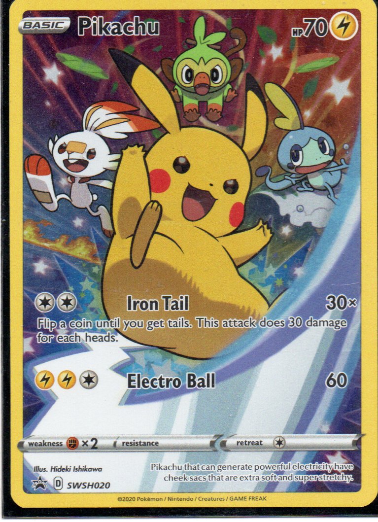 Pikachu SWSH020 Promo ingles