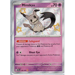 Mimikyu PAF160 Shiny rare ingles