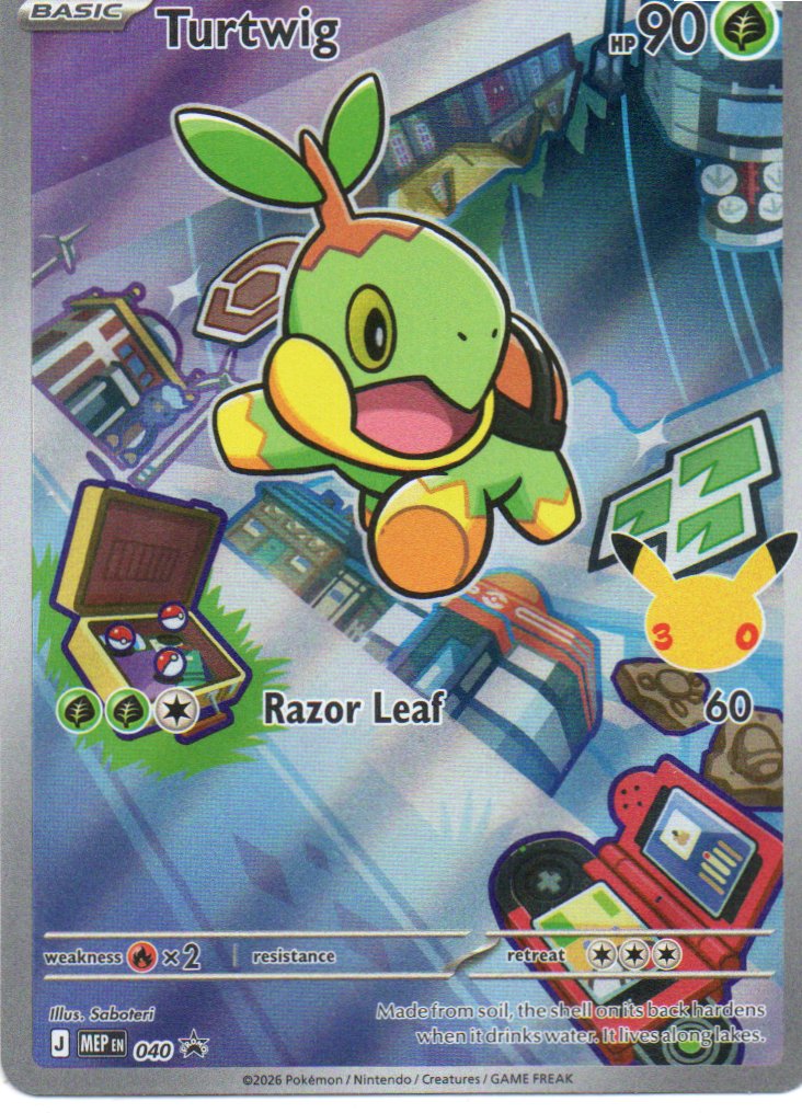 Turtwig MEP040 Promo ingles