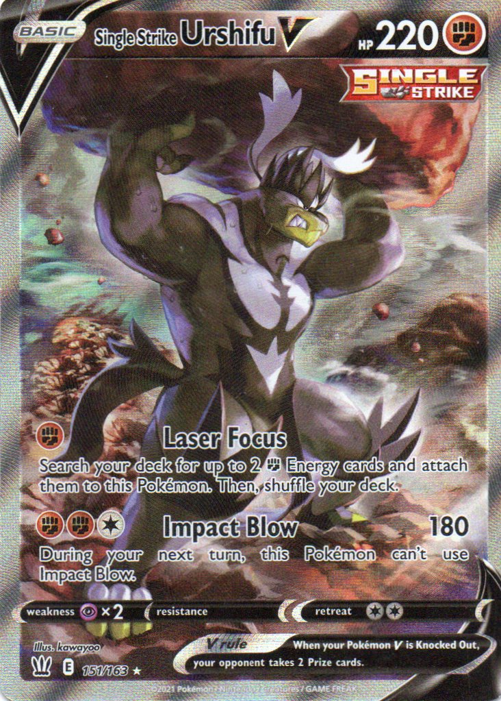 Single Strike Urshifu V 151 Ultra rare ingles