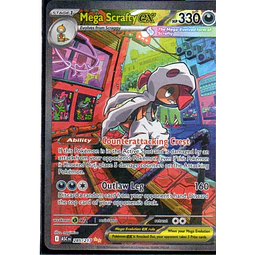Mega Scrafty ex ASC285 special Illustartion rare ingles