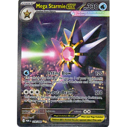 Mega Starmie ex POR118 special Illustartion rare ingles