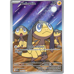 Helioptile MEG143 Illustration rare Español