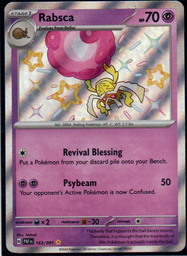 Rabsca PAF163 Shiny rare ingles