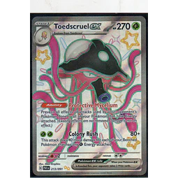 Toedscruel ex PAF213 Ultra Shiny rare ingles