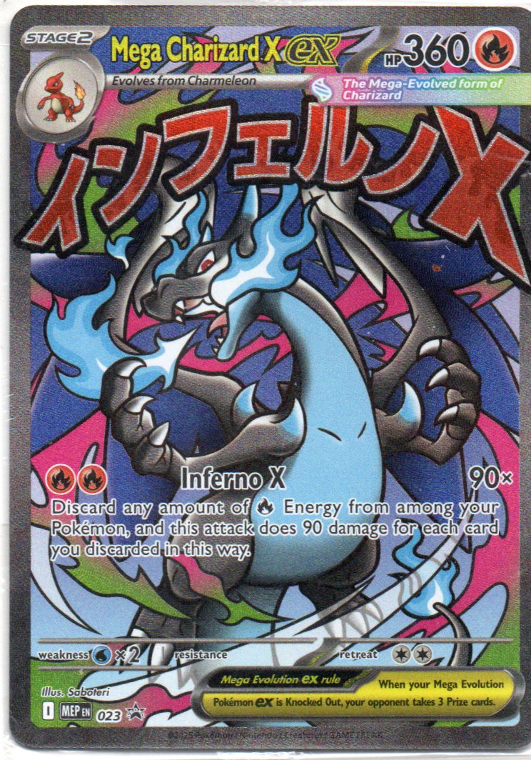 Mega Charizard X ex Y Oricorio ex MEP023 Promo ingles