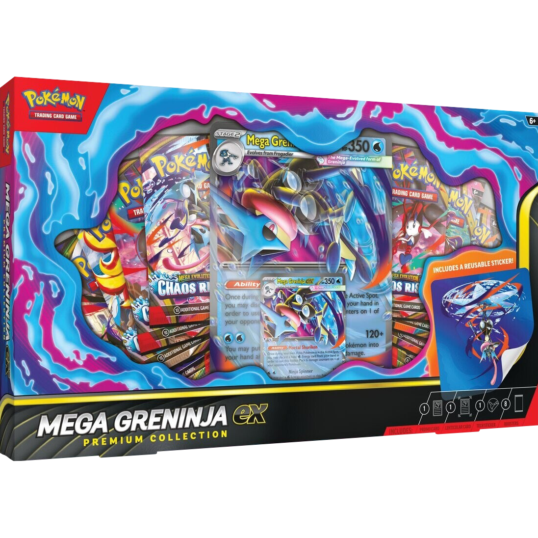 Mega Greninja EX Premium Collection Pokemon TCG Ingles