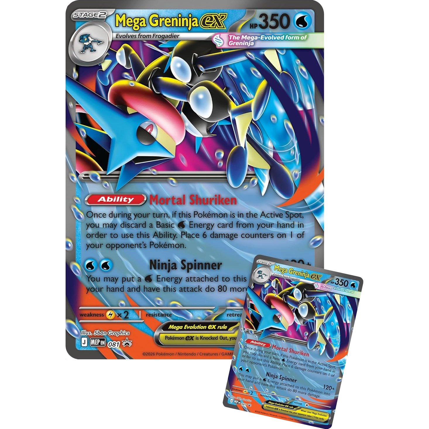 Mega Greninja EX Premium Collection Pokemon TCG Ingles