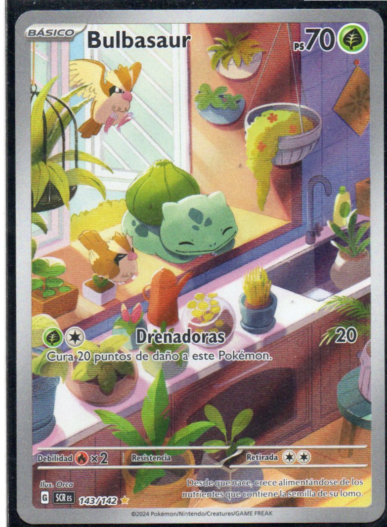 Bulbasaur  Illustration rare Español