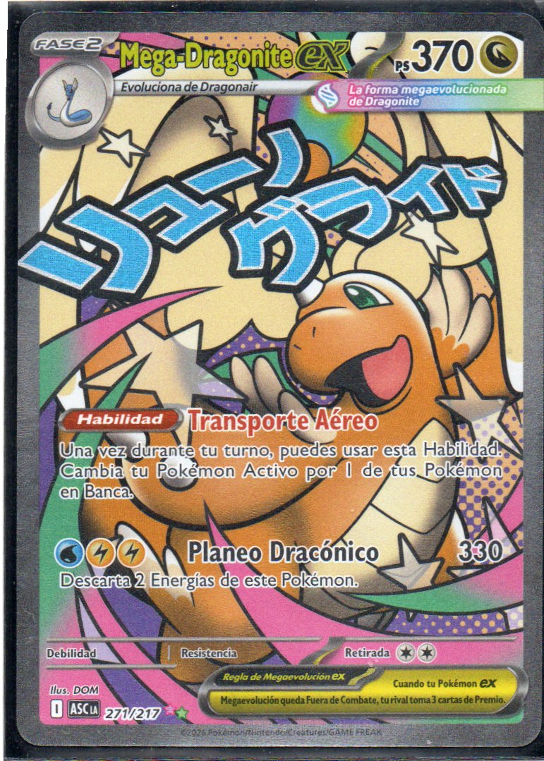 Mega-Dragonite ex  Mega attack rare Español