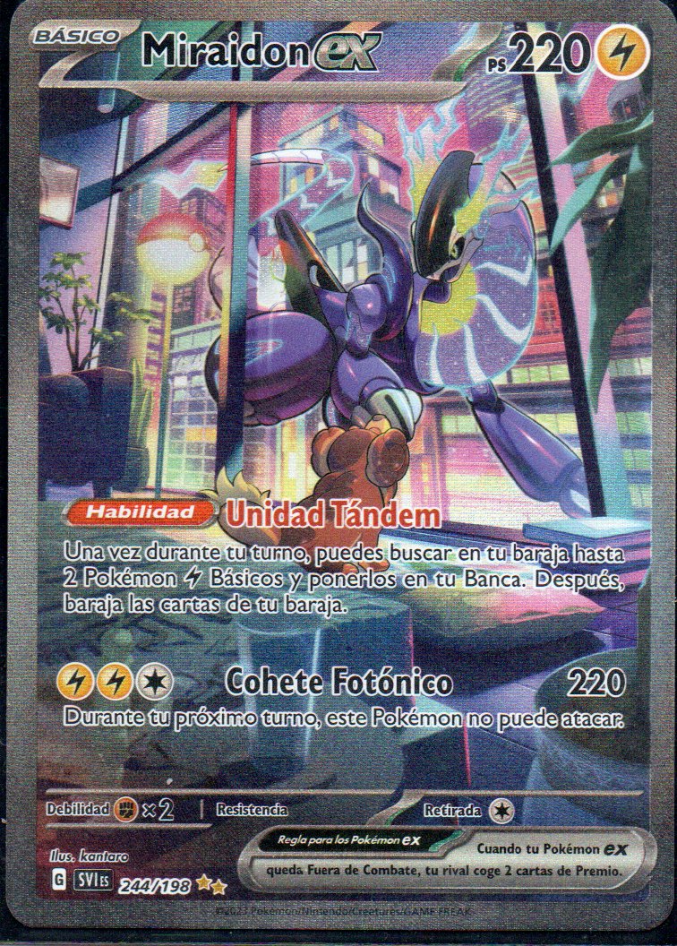 Miraidon ex  Special Illustration rare Español