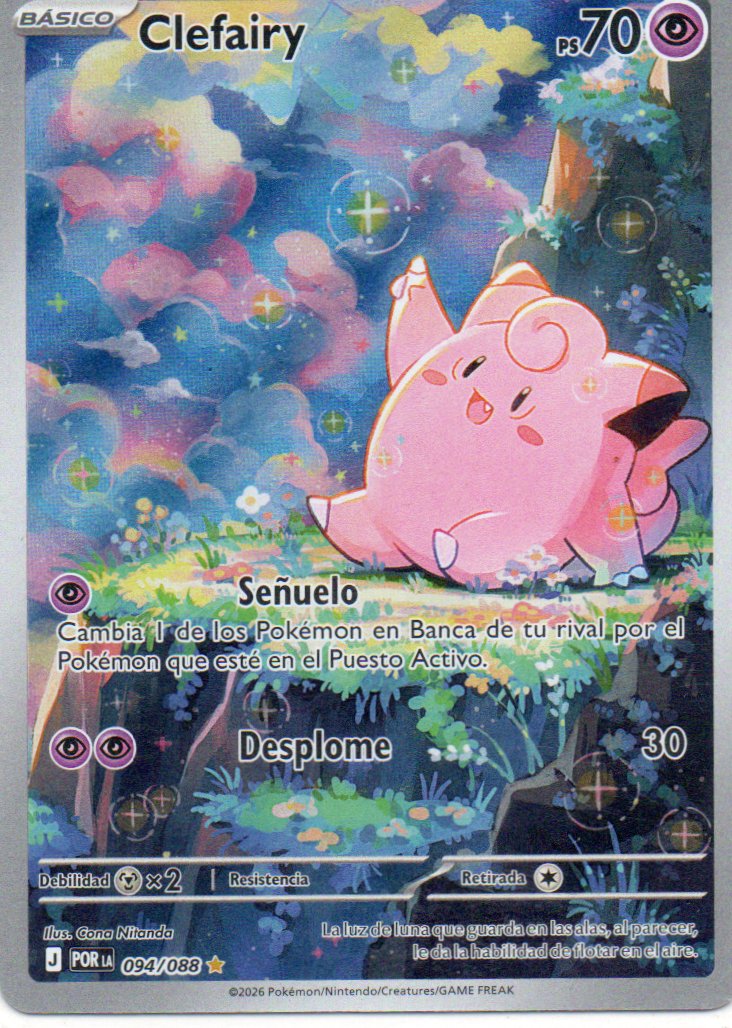 Clefairy  Illustration rare Español