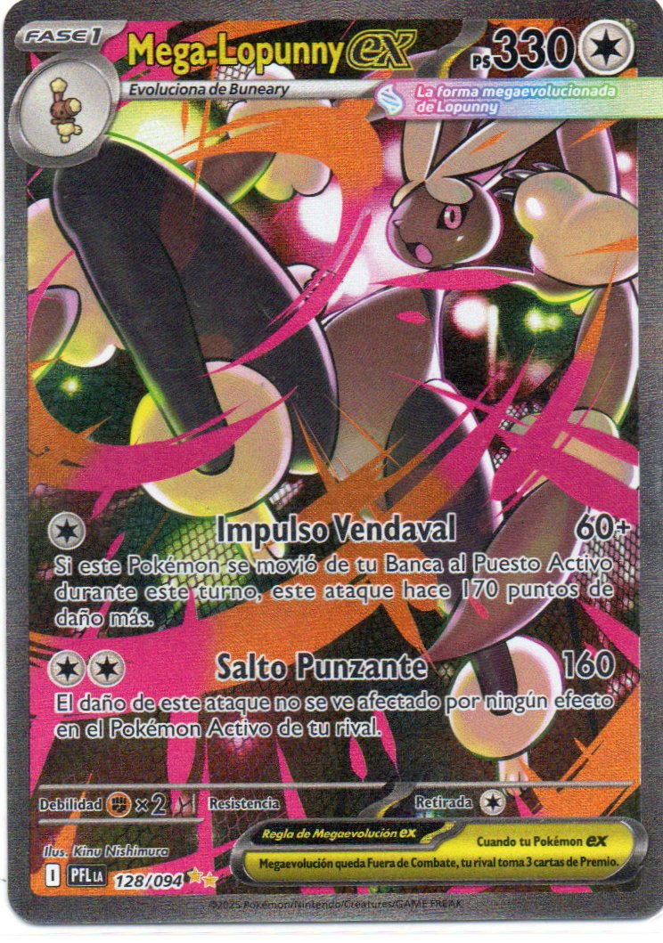 Mega-Lopunny ex  Special Illustration rare Español