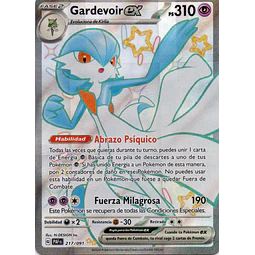Gardevoir ex  Ultra Shiny rare Español