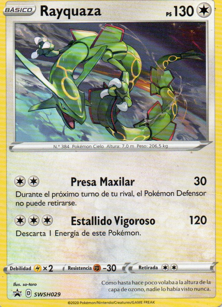 Rayquaza  promo Español