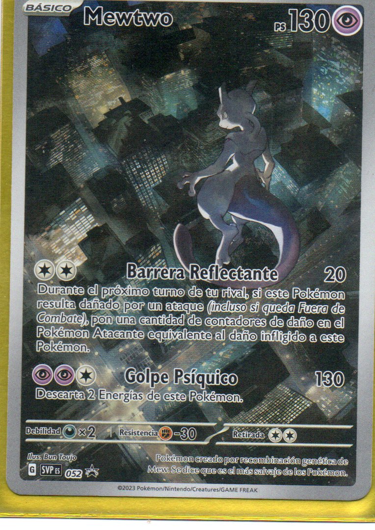 Mewtwo  promo Español