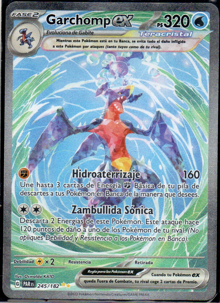 Garchomp ex  Special Illustration rare Español