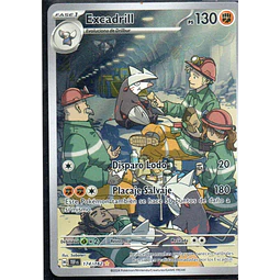 Excadrill  Illustration rare Español