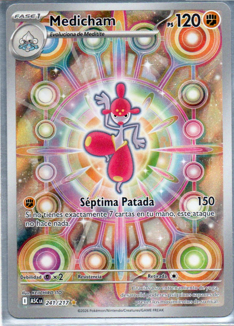 Medicham  Illustration rare Español