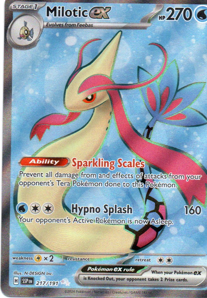Milotic ex  ultra rare Ingles