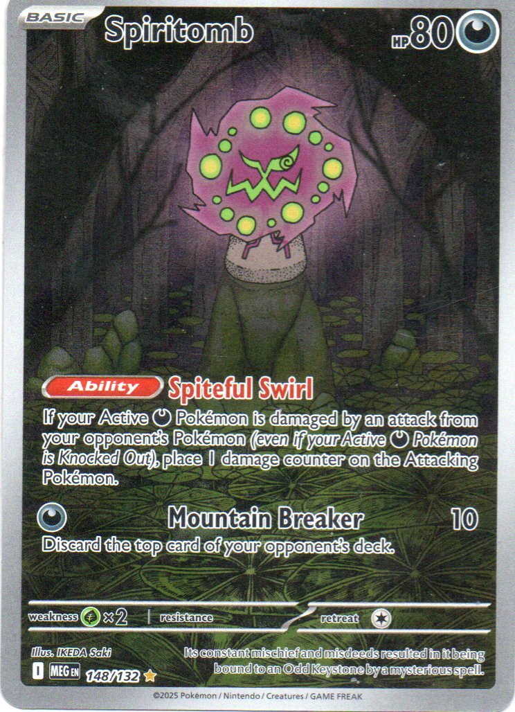 Spiritomb  Illustration rare Ingles