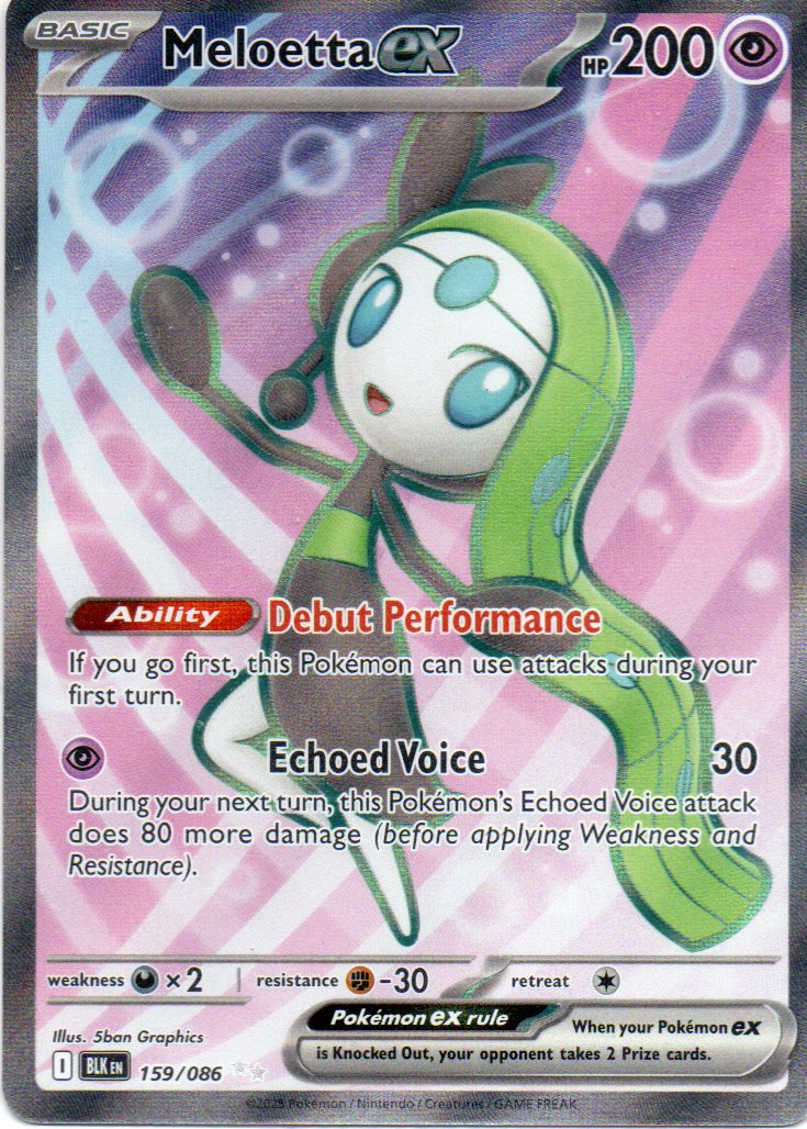 Meloetta ex  ultra rare Ingles