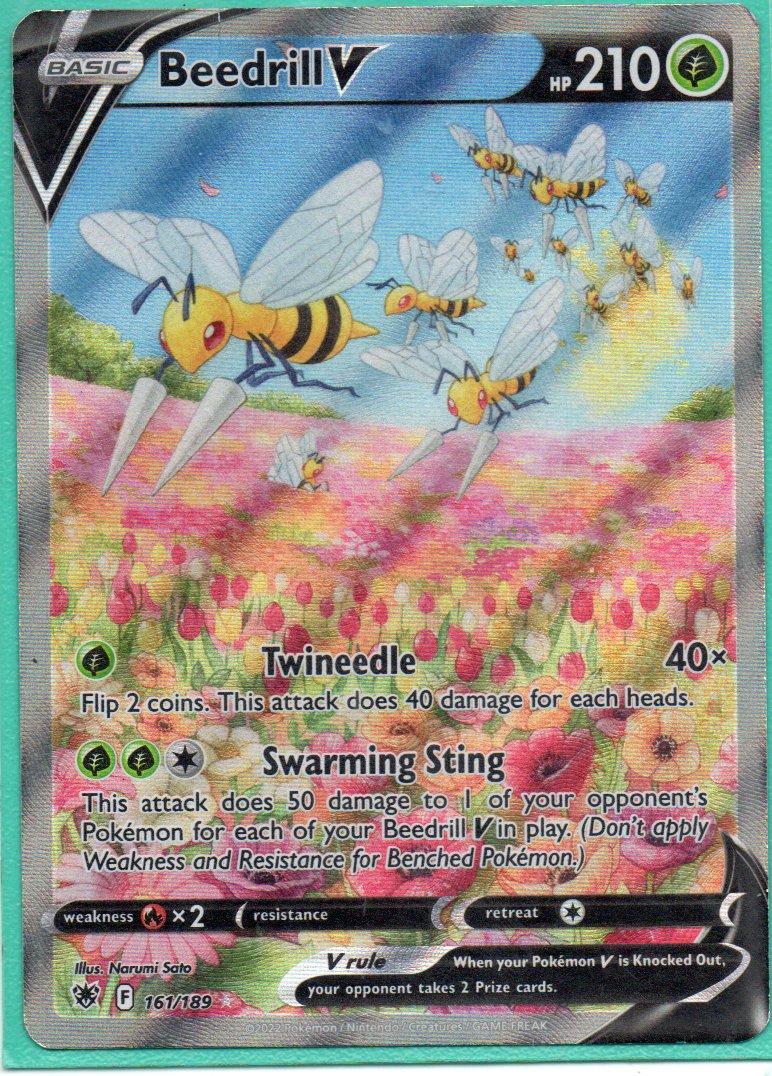 Beedrill V DMG ultra rare Ingles
