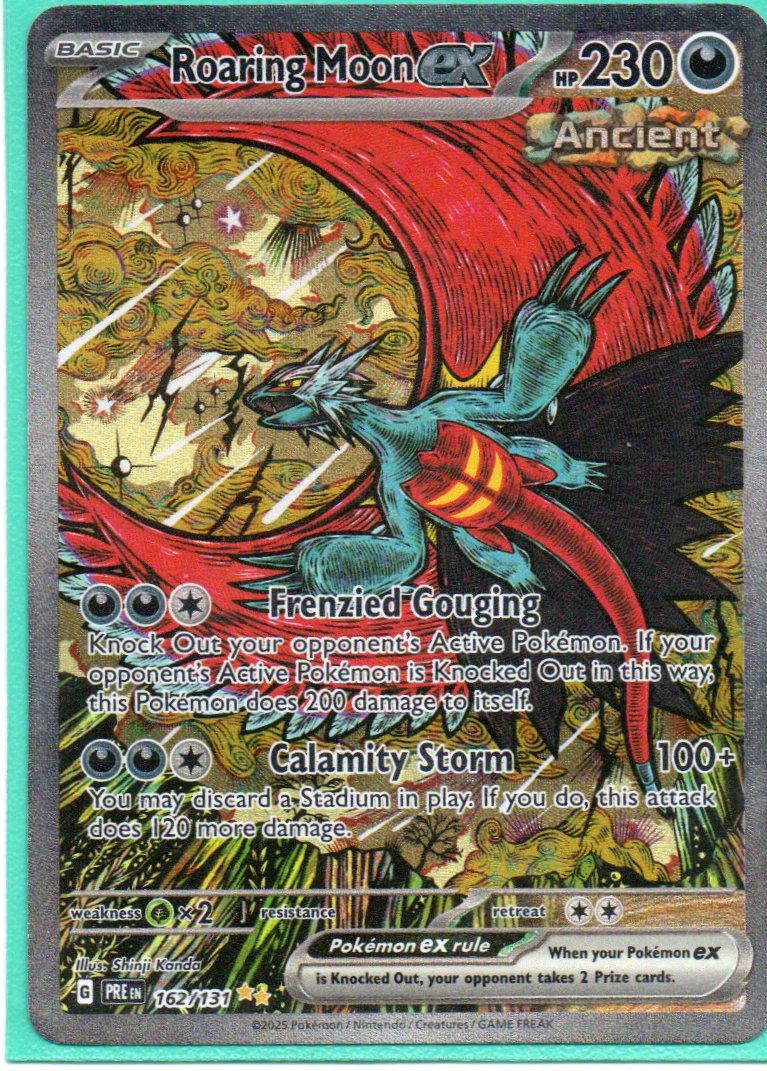 Roaring Moon ex DMG Special Illustration rare Ingles