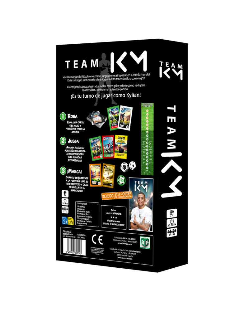 Team KM - Juego de Cartas (Kylian Mbappé)