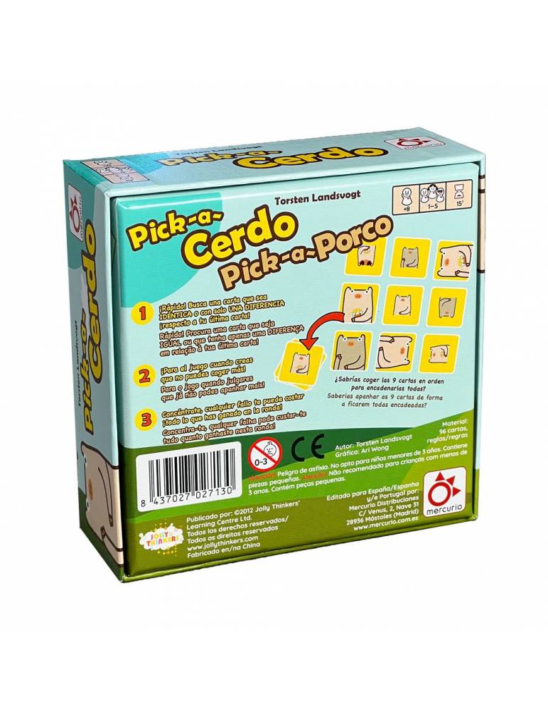 Pick-A-Cerdo - Juego de Cartas
