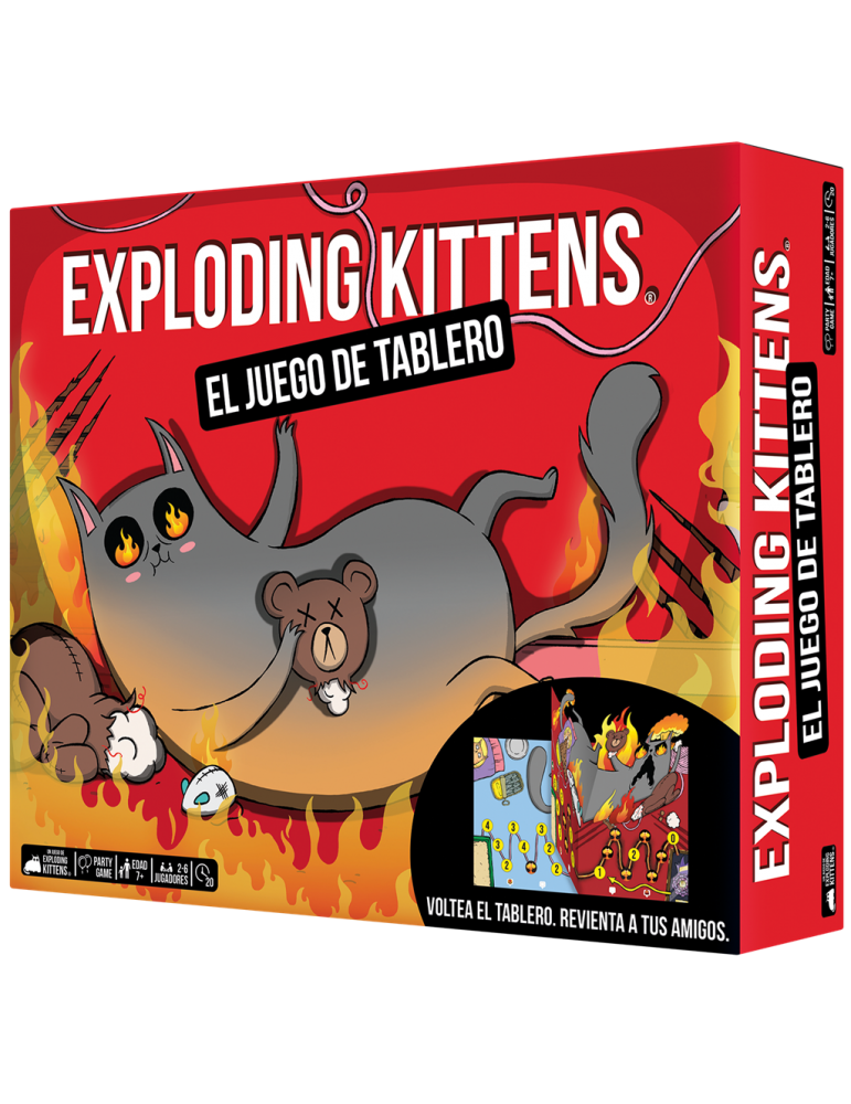 Exploding Kittens: El Juego de Tablero (Castellano)