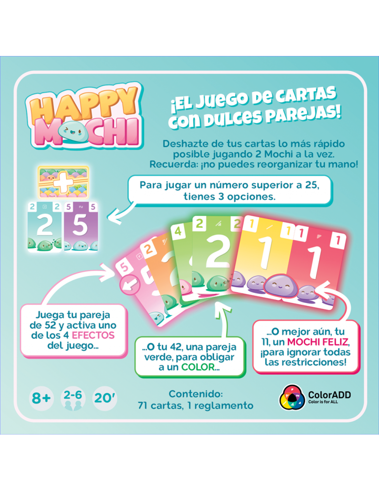 Happy Mochi - Juego de Cartas