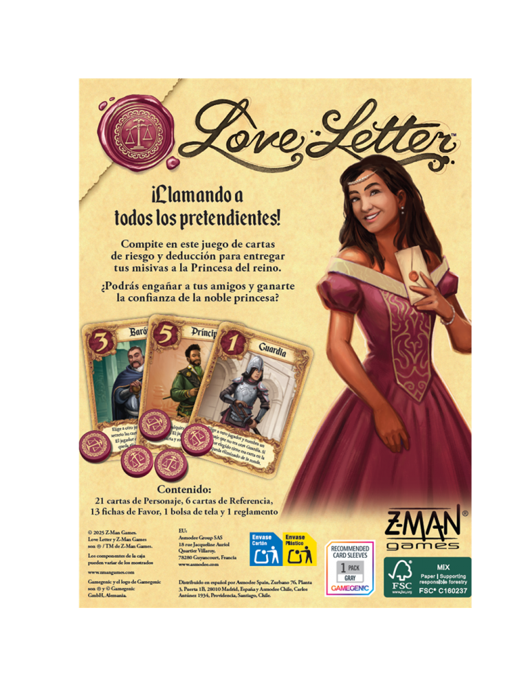 Love Letter - Juego de Cartas