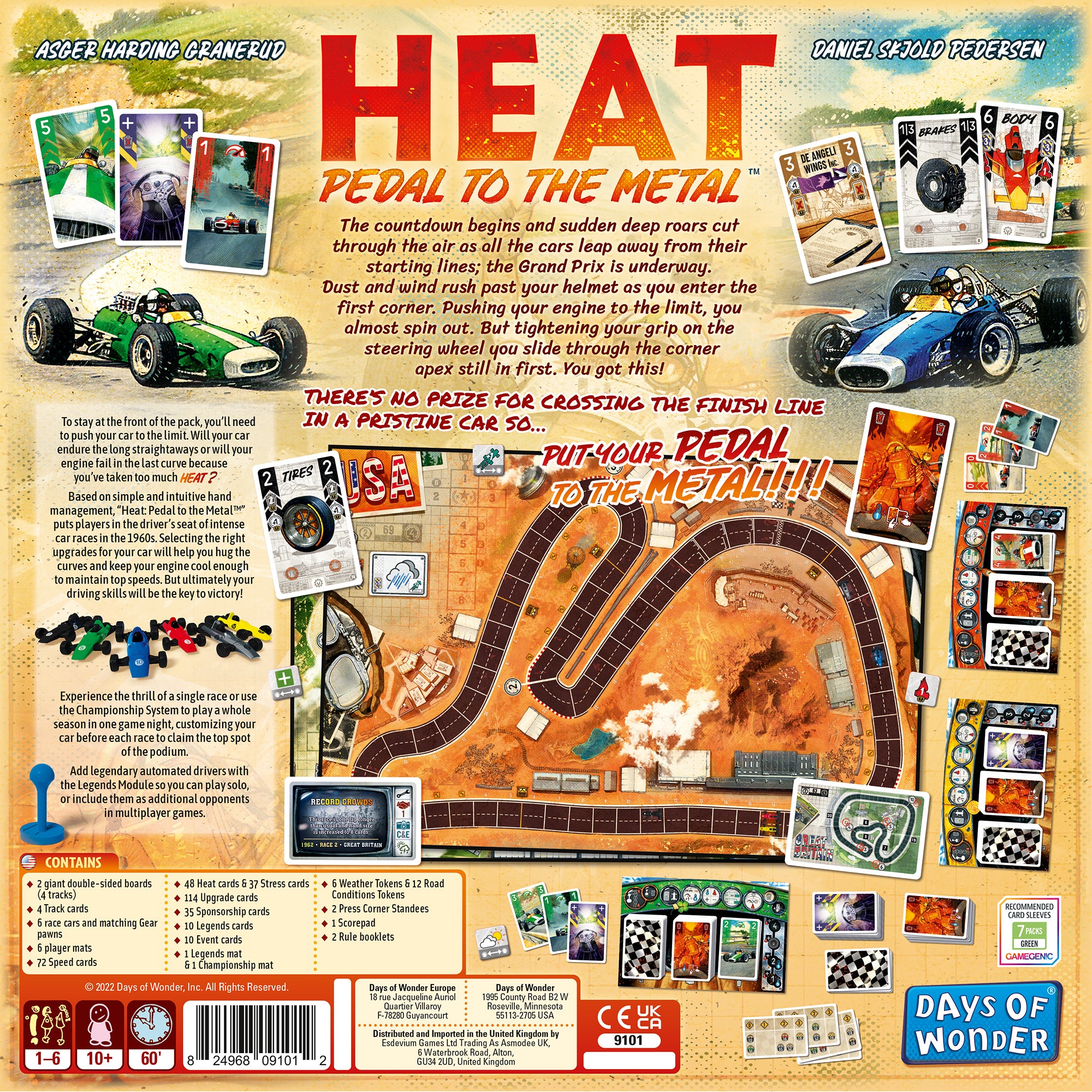 Heat: Pedal to the Metal - Juego de Mesa