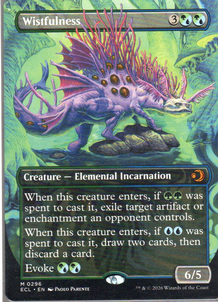 Wistfulness ECL 296 Mythic rare Ingles