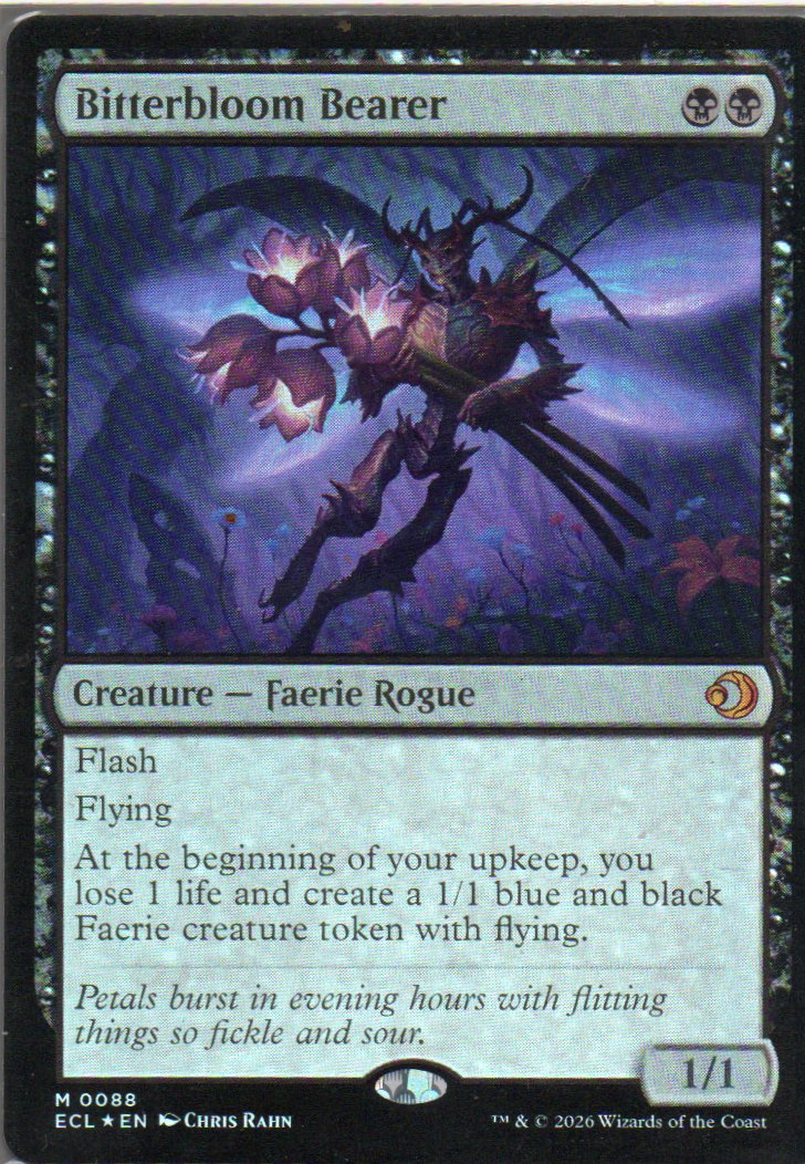 Bitterbloom Bearer ECL 088 Mythic rare foil Ingles