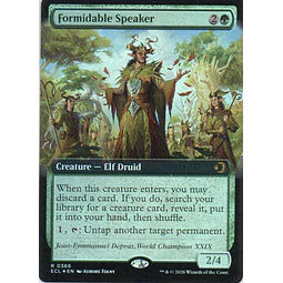 Formidable Speaker ECL 366 Rare foil Ingles