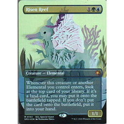 Risen Reef SPG 143 Mythic rare foil Ingles