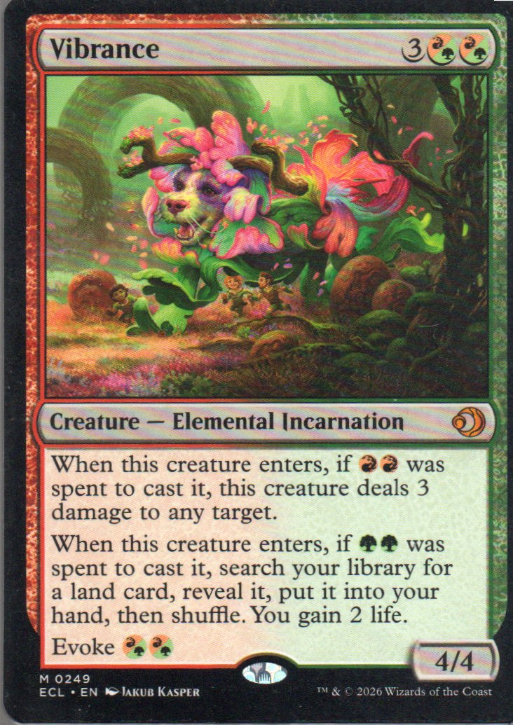 Vibrance ECL 249 Mythic rare Ingles
