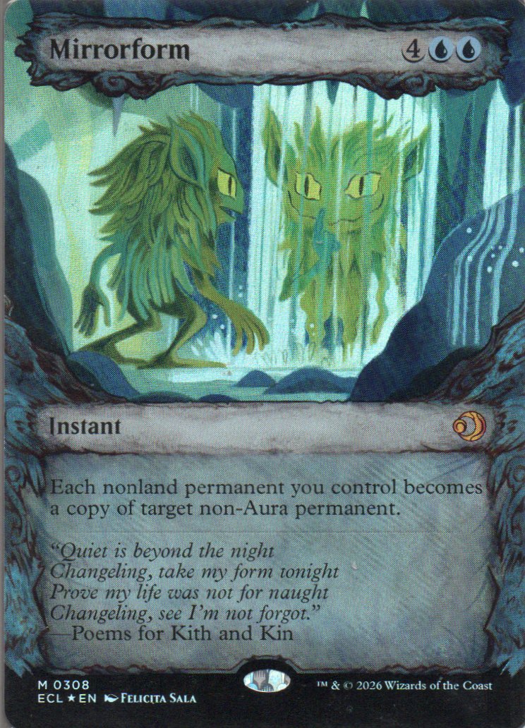 Mirror Form ECL 308 Mythic rare foil Ingles