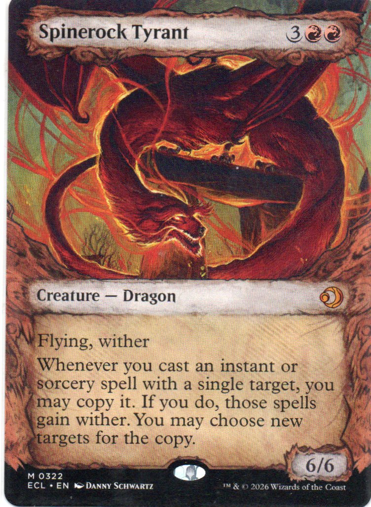 Spinerock Tyrant ECL 322 Mythic rare Ingles