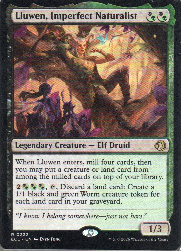 Luwen, Imperfect Naturalist ECL 232 Rare Ingles