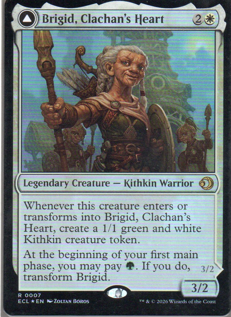 Brigid, Clachan's Heart ECL 007 Rare foil Ingles