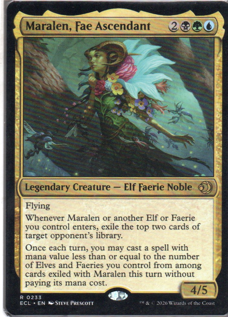 Maralen, Fae Ascendant ECL 233 Rare Ingles