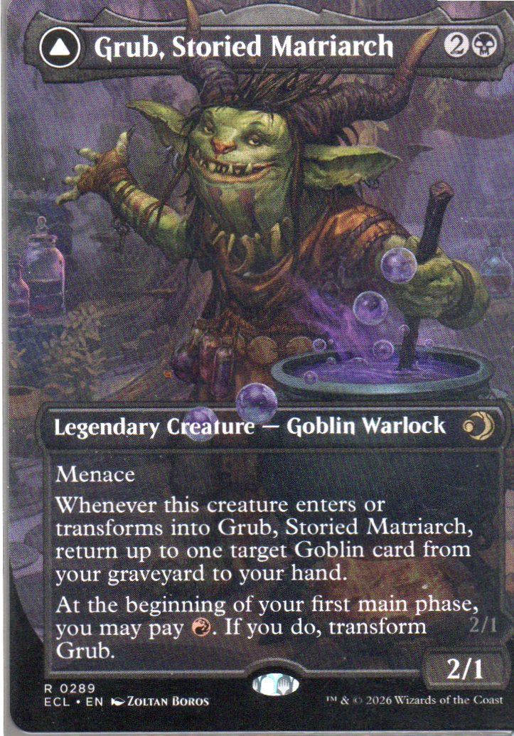 Grub,Storied Matriarch ECL 289 Rare Ingles
