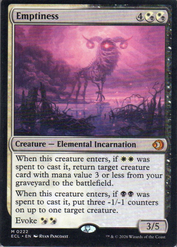 Emptiness ECL 222 Mythic Ingles