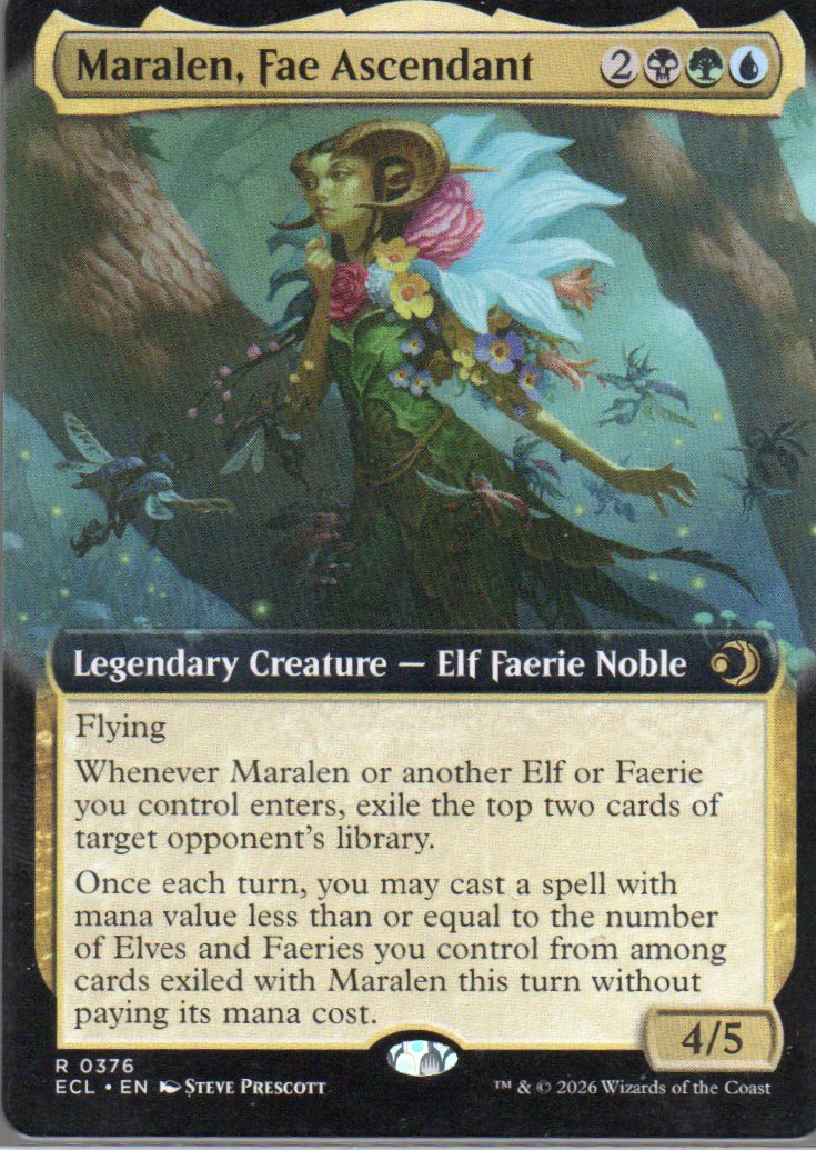 Maralen, Fae Ascendant ECL 376 Rare Ingles